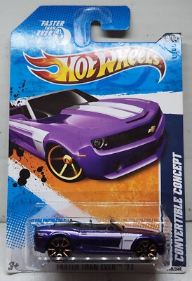 Hot Wheels Chevrolet Camaro Convertible Concept   Faster Than Ever '11/Malaysia 