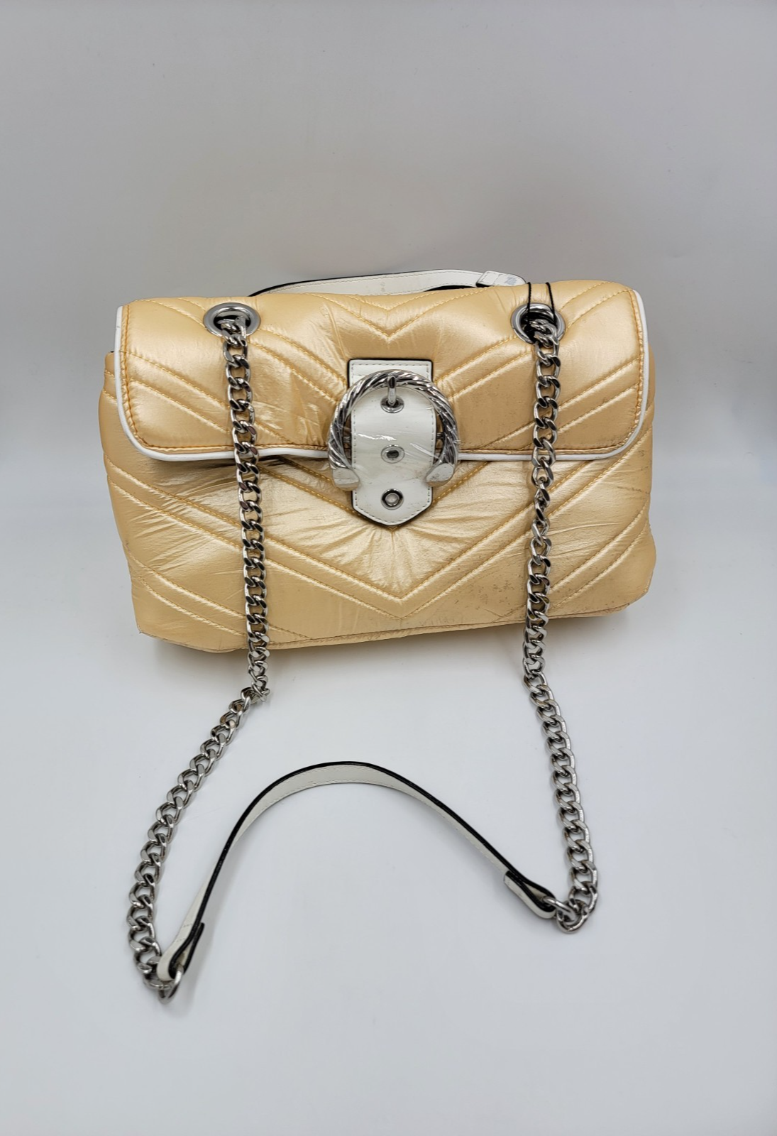 Circus by Sam Edelman Carmen Nylon Shoulder Bag Women's Lemon Wash Magnetic - Picture 12 of 13