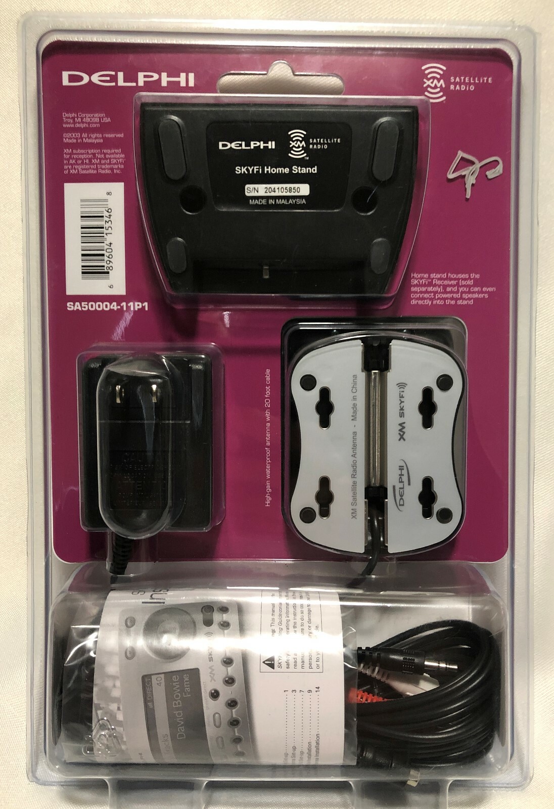 Delphi SA50004 XM SKYFi Home Adapter Kit