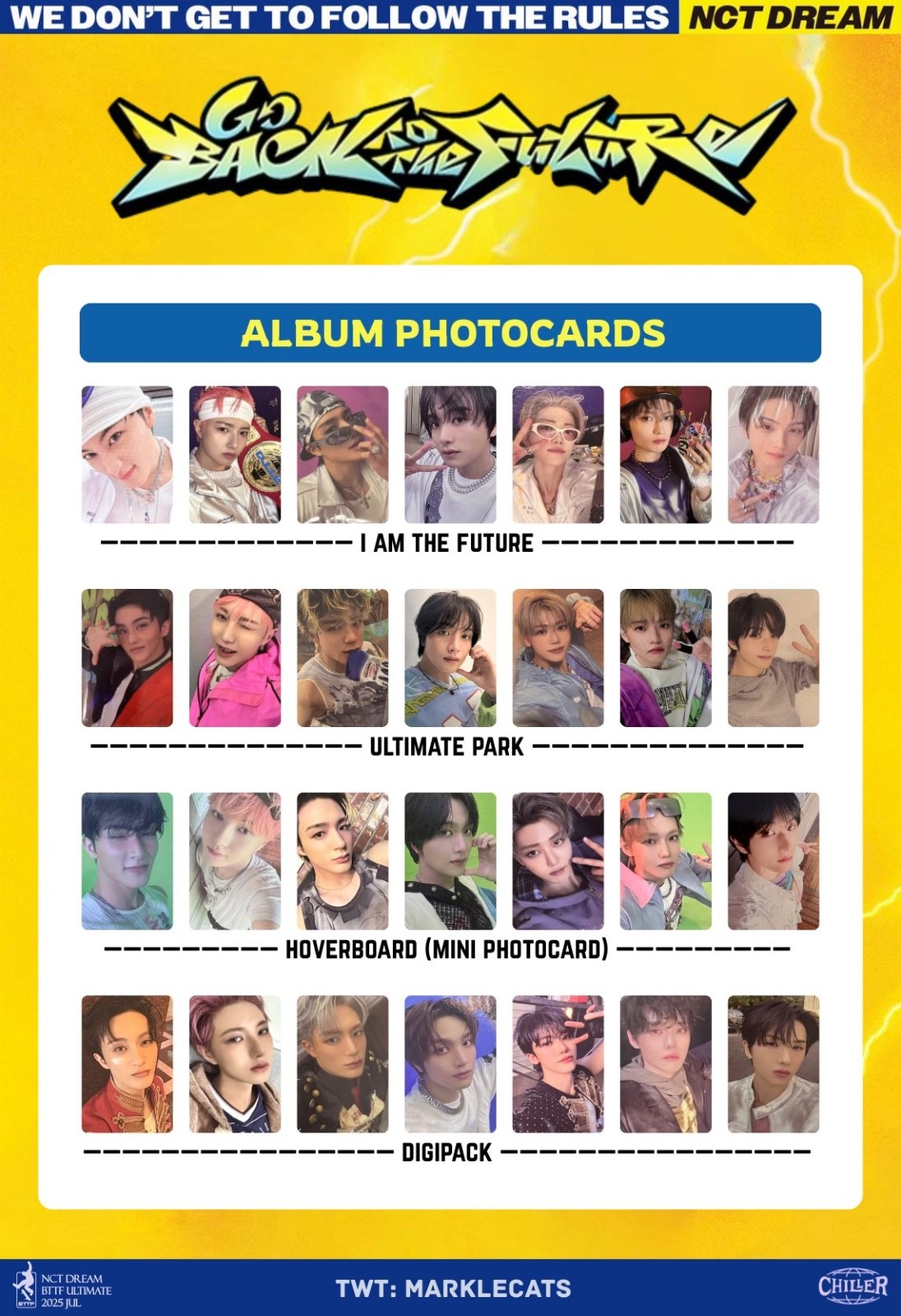 タレントカード nct dream Go Back To The Future ktown NCT DREAM ALBUM 'GO BACK TO THE FUTURE' OFFICIAL PHOTOCARD