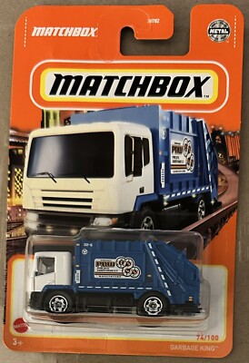 Matchbox Garbage King 74/100 Metal Diecast  NEW  Free S&H