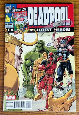 DEADPOOL #45 AVENGERS ONE MINUTE LATER 1:15 VARIANT 250TH ISSUE DEATH OF 2015