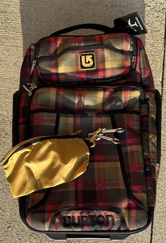 Suitcase Travel 22” Red Yellow Plaid
