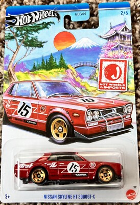 Hot Wheels 2024 J-Imports Nissan Skyline H/T 2000GT-X #2/5