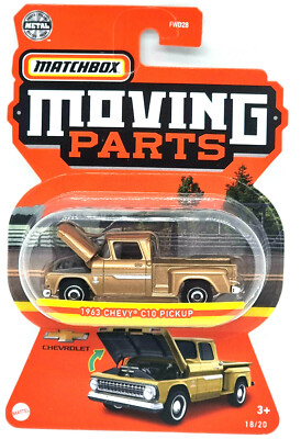 Mattel Matchbox Moving Parts Serie Auto / Car GWB57 1963 Chevy C10 Pickup 18/20