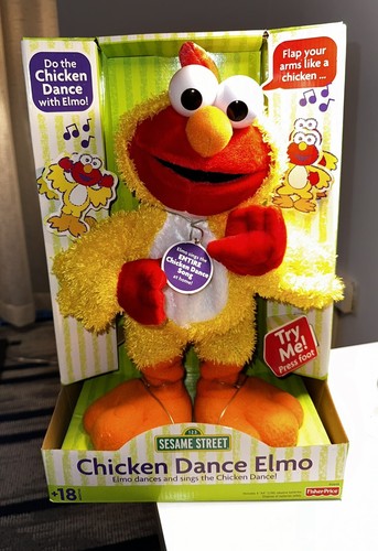 Sesame Street Chicken Dance Elmo New In Box 2001 | eBay