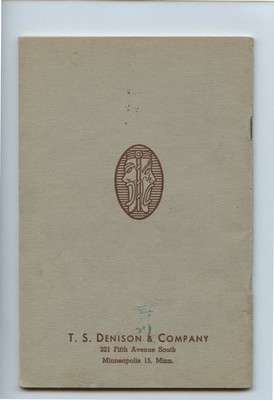 Denison's Select Plays - DECON DUBBS Comedy Drama by Walter Ben Hare - 1916 USA