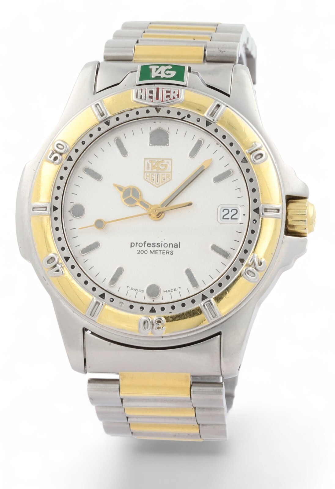 り*う様 TAG Heuer 3000 シルバー/ゴールド ダイバーズウォッチ Tag heuer 3000 professional new arrivals
