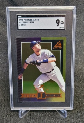 1998 PINNACLE ZENITH Z-GOLD #17 DEREK JETER HOF SGC 9 MT RARE SSP