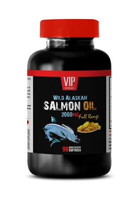 lower cholesterol - ALASKAN SALMON OIL 2000 - reduce triglycerides 1B 90