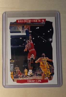1996-97 Upper Deck Collector's Choice - Bulls Victory Tour '95-'96 Michael...