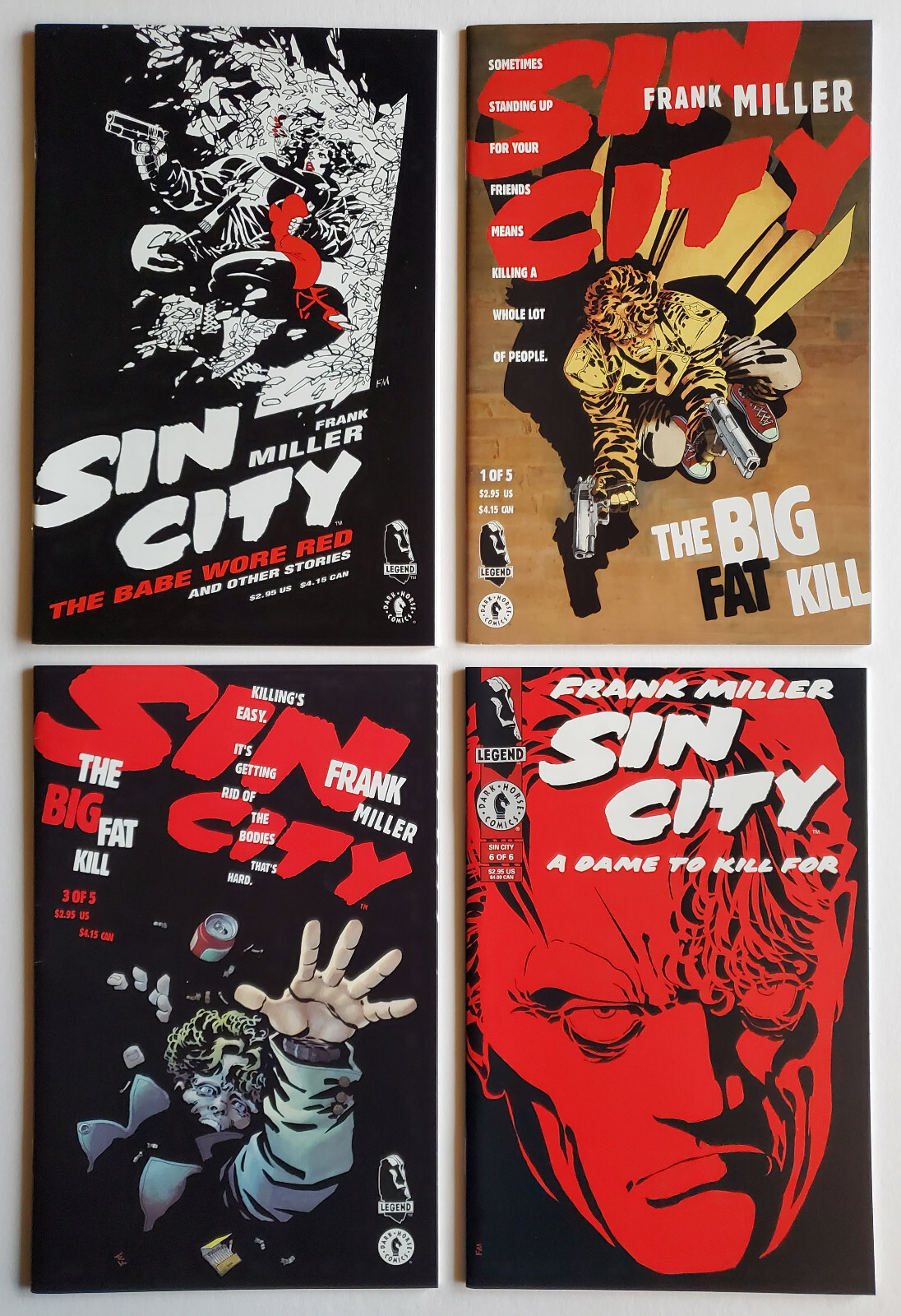 Lot of 10 Sin City Comics – Frank Miller – All Near Mint