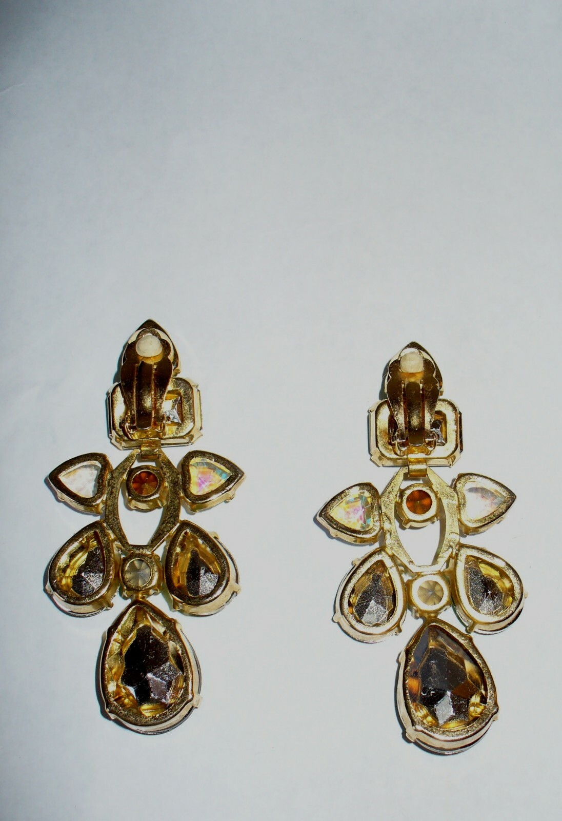 Vintage Huge Statement Earrings Zoe Coste France