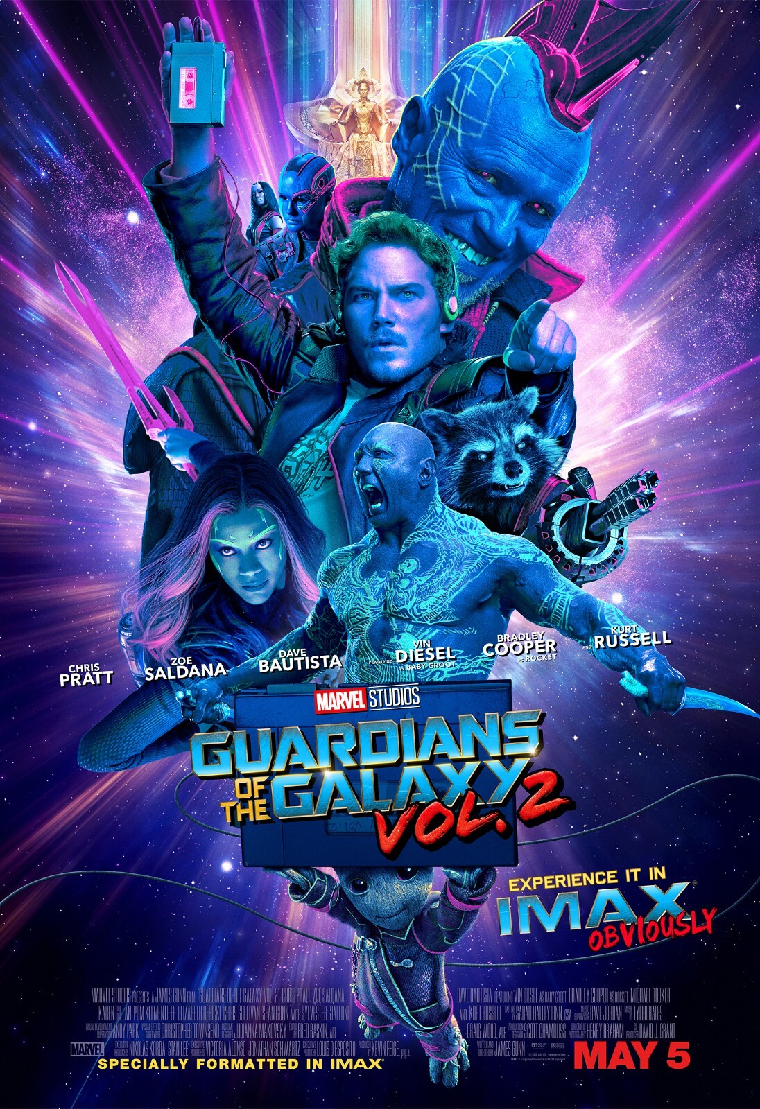 Guardians Of The Galaxy vol. 2 movie poster - Chris Pratt - 11