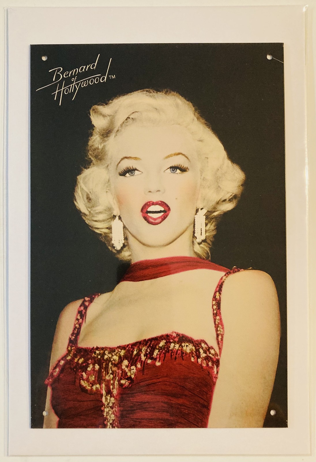 marilyn-monroe-calendar-pinup-photo-vtg-metal-litho-bernard-of-hollywood-l507-nm