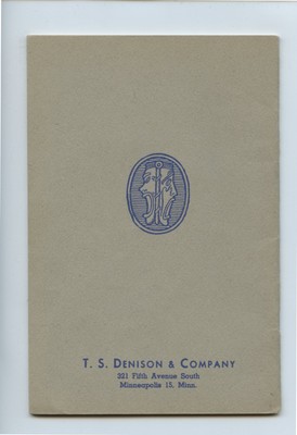 Denison's One-Act Plays -HIST! SHE'S A MAN - TS Denison & Company -1928 - USA