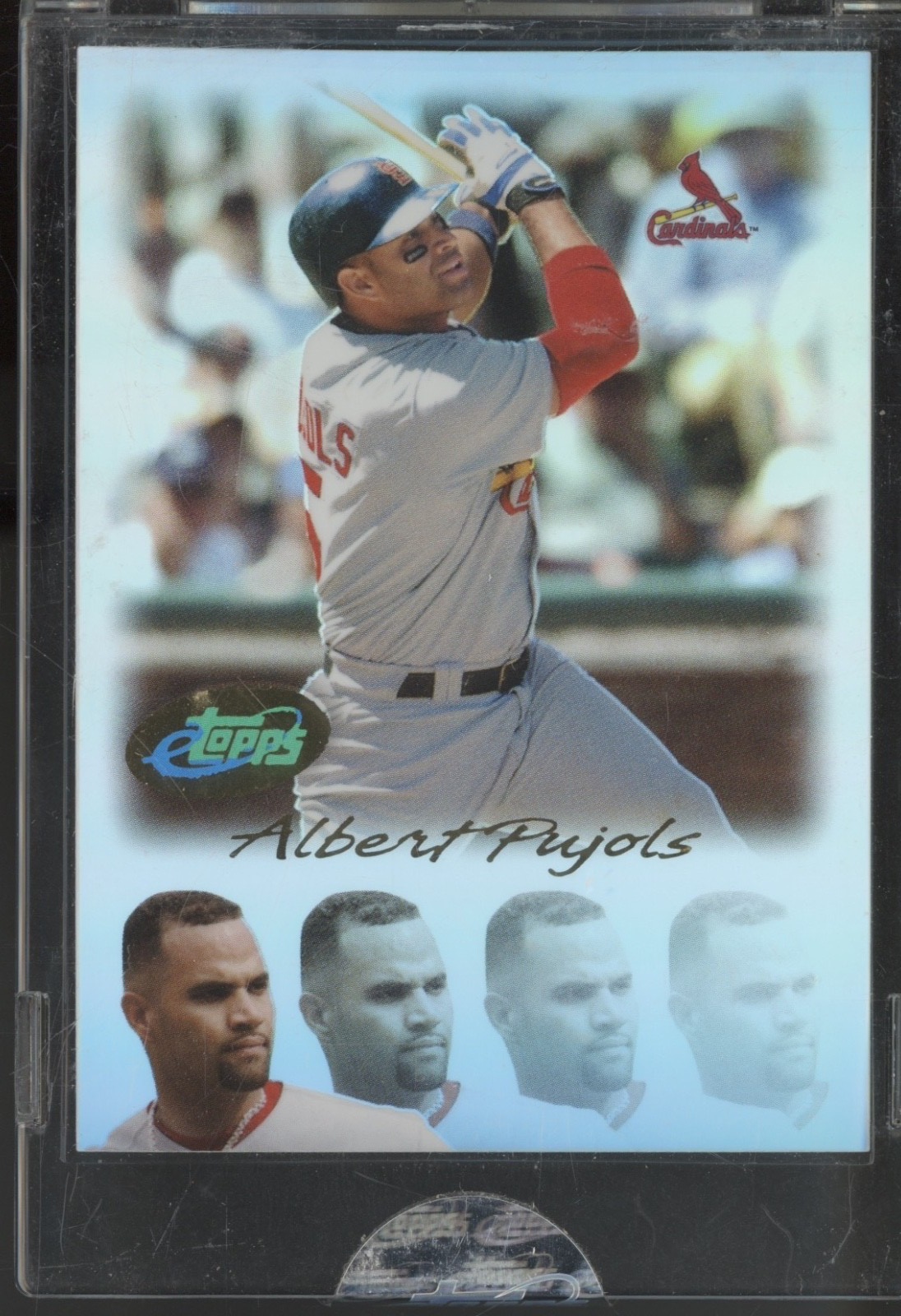 2004 Topps e-Topps Silver Refractor Limited Edition Of 3,750 #75 Albert Pujols