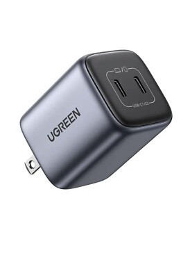 Ugreen Nexode Mini 45W Dual USB C Charger GaN PDFast Charging  Foldable Charger