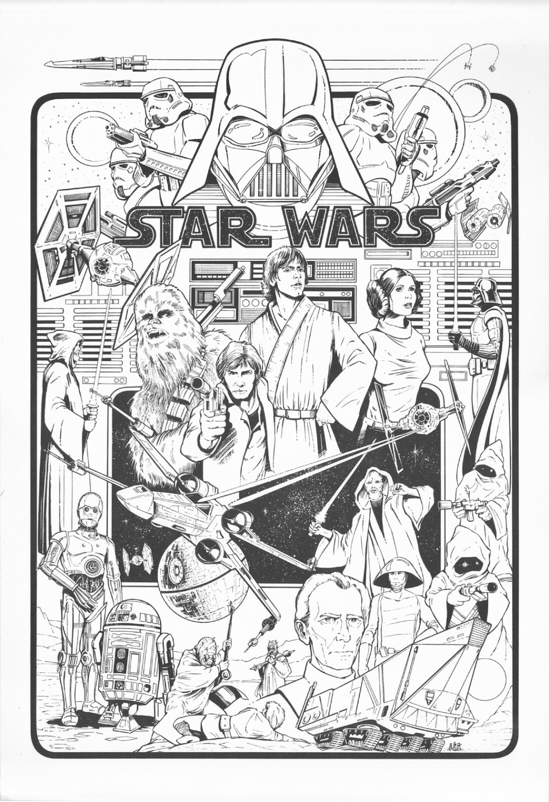 スター・ウォーズ　アイロン・プリント ペーパーバック – 1977 スター・ウォーズ アイロン・プリント - メルカリ