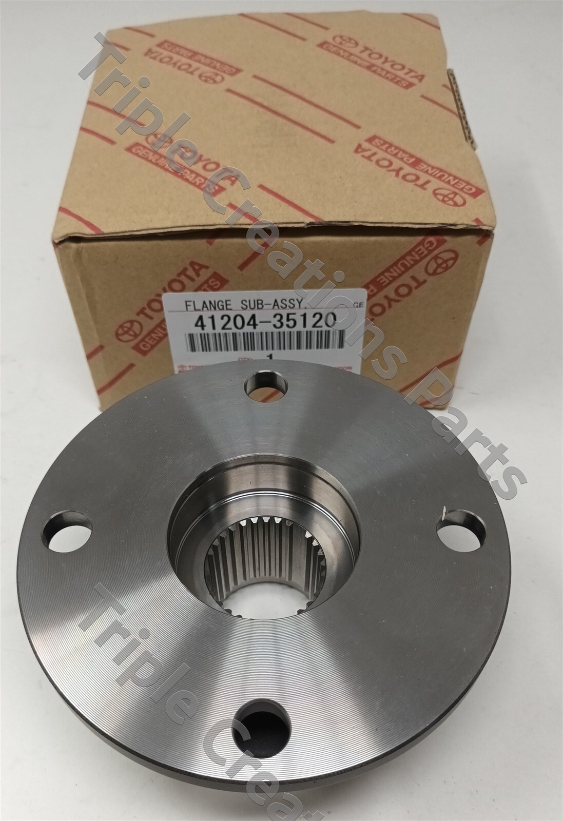 Toyota Genuine 41204-35120 Flange Sub-Assy Rear Drive Pinion