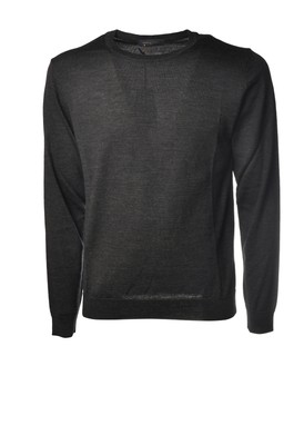Pre-owned Daniele Fiesoli Man Maglia Manica Lunga Grey 12768 In Gray