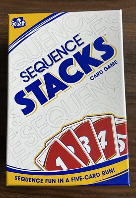 Sequence Stacks Card Game, Goliath Games, New, Open Box