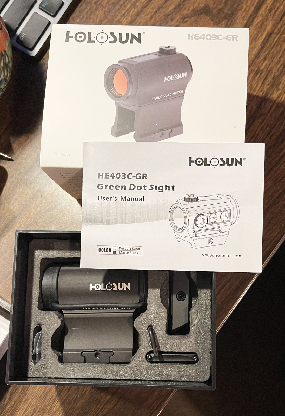 Holosun HE403C-GR Elite Green Dot Solar Panel HE403C-GR | eBay
