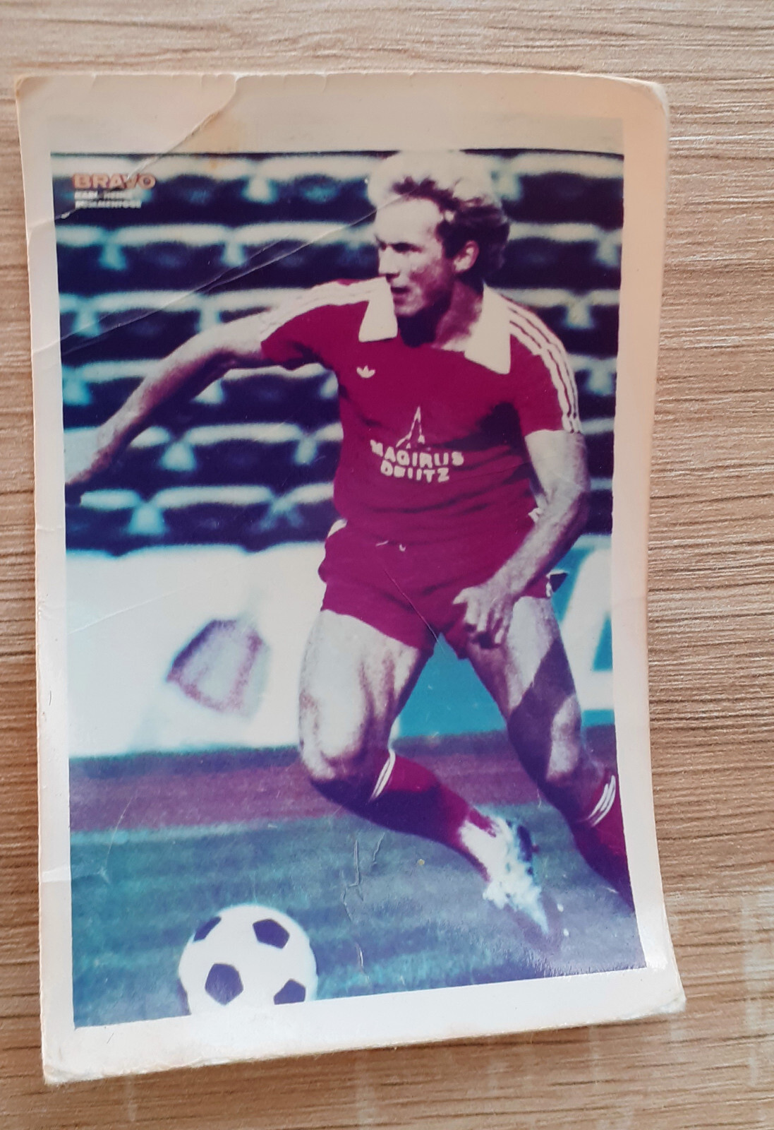 Vintage Karl-Heinz Rummenigge Photo FC Bayern Munich 1980/81