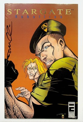 Stargate Rebellion #2 Gold Foil Signed Don Chin Entity Comics  19.99   Condition