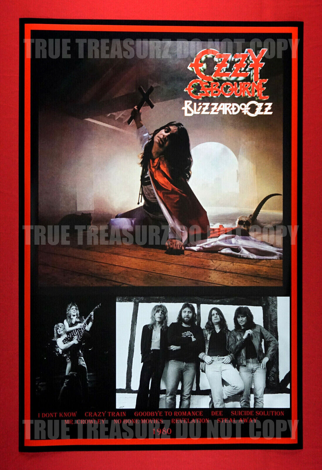 Ozzy Osbourne Blizzard of Oz Album Mr Crowley Crazy Train Ozzy Osbourne Blizzard of Oz Album Mr Crowley Crazy Train