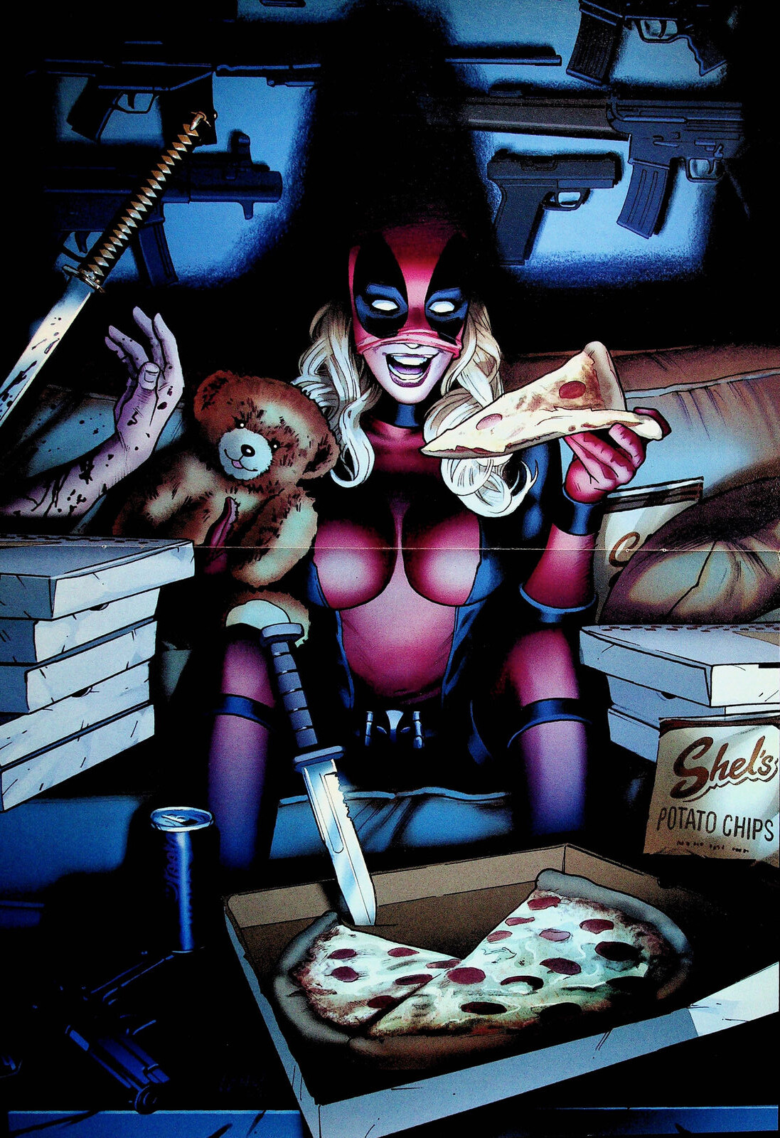 Lady Deadpool #1 COVER Marvel Comic Book Poster 10.5x16 Mary