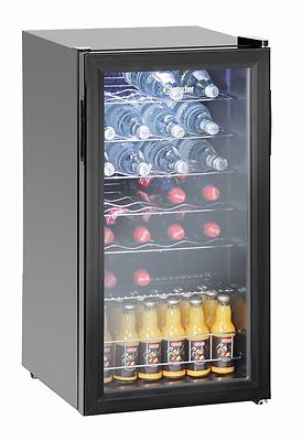 Flaschenkühlschrank 88 Ltr 28 Flaschen schwarz Bartscher  LED Beleuchtung   2021