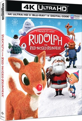 Rudolph the Red-nosed Reindeer 4K UHD Blu-ray Burl Ives NEW