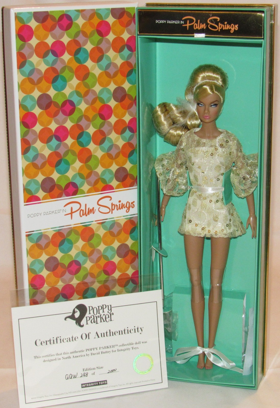 Golden Glow Poppy Parker in Palm Springs #77227 NRFB