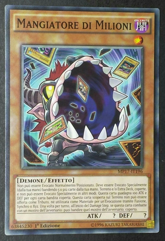 Mangiatore Di Milioni Comune In Italiano Mp17-It196 Yugioh