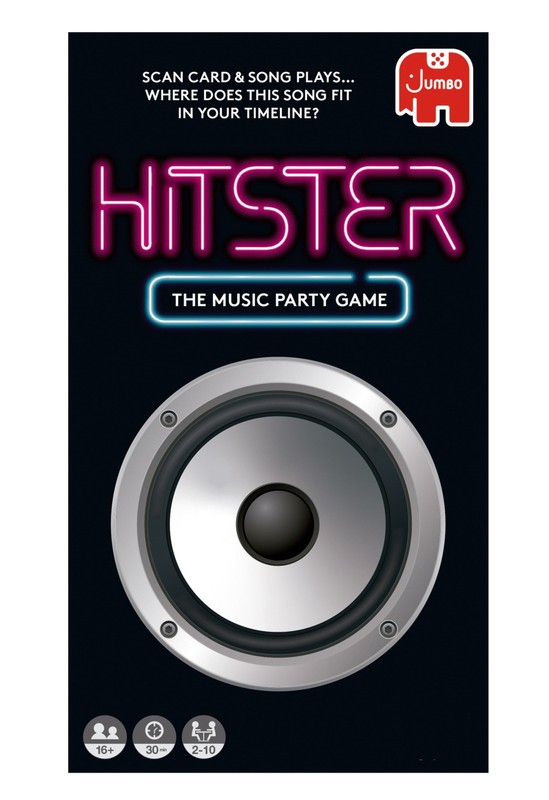 Hitster - the Music Party Card Game, Fun Music Card Game, 2-10 Players
