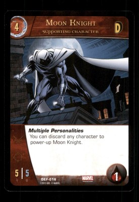 Moon Knight DEF-016 VS System Marvel Upper Deck Trading Card TCG CCG