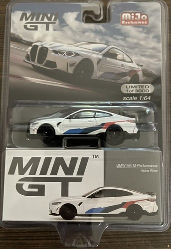 ミニカー MINI GT BMW M4 M-Performance Alpine Whit Mini GT 1:64 BMW M4 M-Performance (G82) Alpine White #346 | eBay