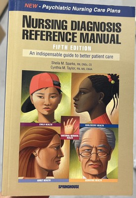NURSING DIAGNOSIS REFERENCE MANUAL FIFTH EDITION 978-1582550725