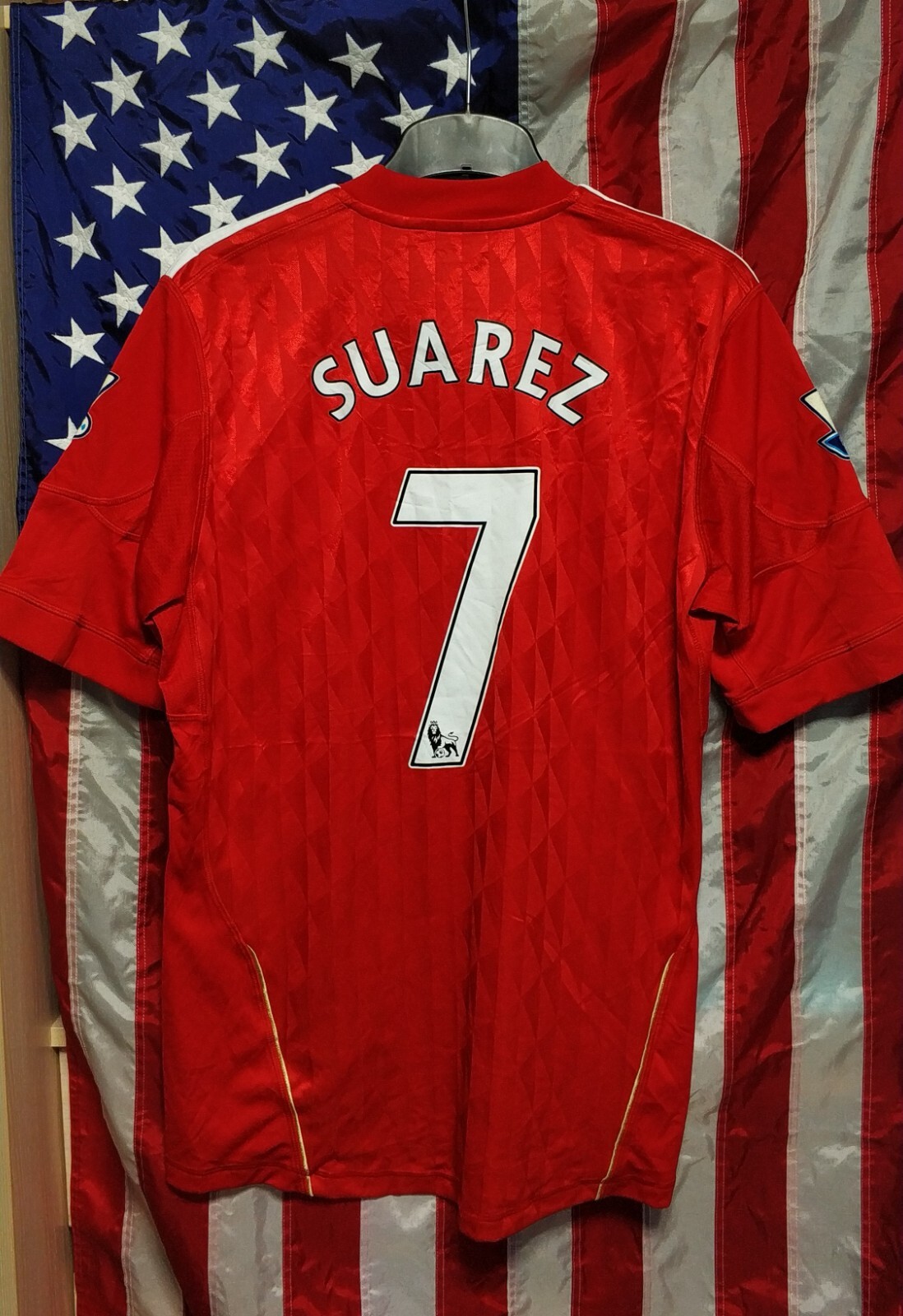 リバプール ユニフォーム SUAREZ 7番 WARRIOR リバプール 12/13 ユニフォーム ホーム 半袖▽＃7