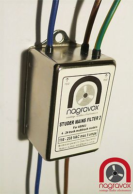 Studer Mains Filter Module for A80 tape machines that use a larger module