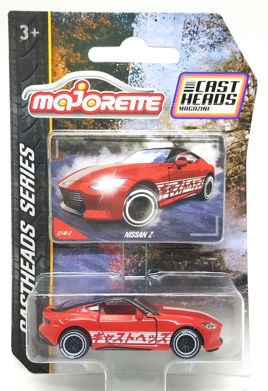 Majorette Nissan Z 400 Castheads Series Red 1:58 (3