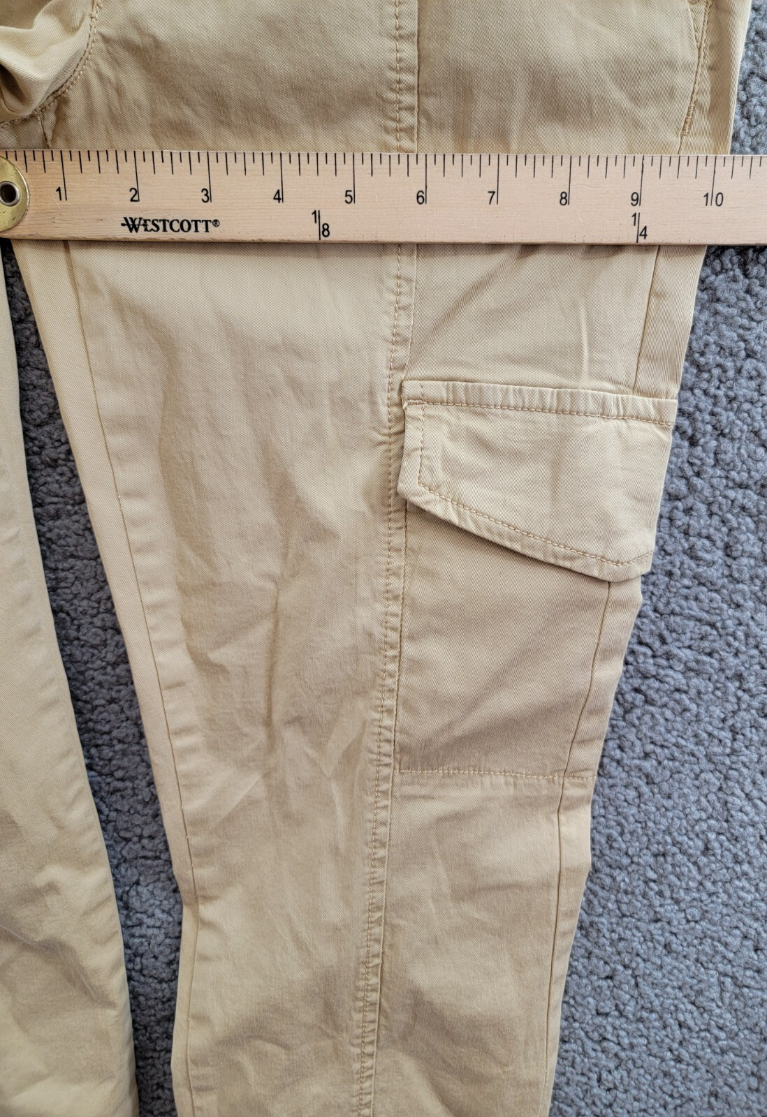 Sanctuary Rebel Cargo Pants Women's 24 True Khaki Belt Loops Button Closures~ - Picture 6 of 18