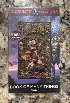Dungeons & Dragons Limited Edition Book of Many Things Ingot Of 5000
