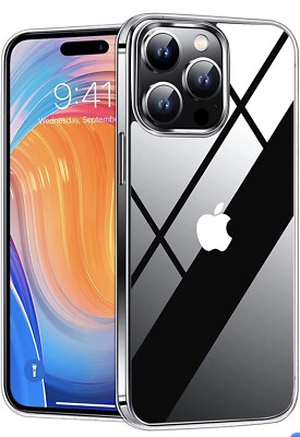 DOPLON Crystal Clear Designed for iPhone 14 Pro Case, [Never Yellowing] Protect