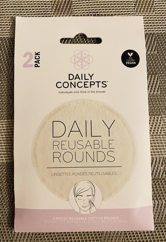 Daily Concepts Reusable Rounds Make up Entferner Pads wiederverwendbar vegan neu