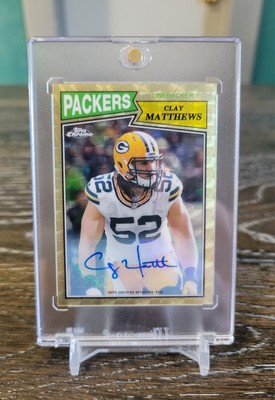 2015 Topps Chrome MINI 60th Anniversary Superfractor Auto 1/1 Clay Matthews