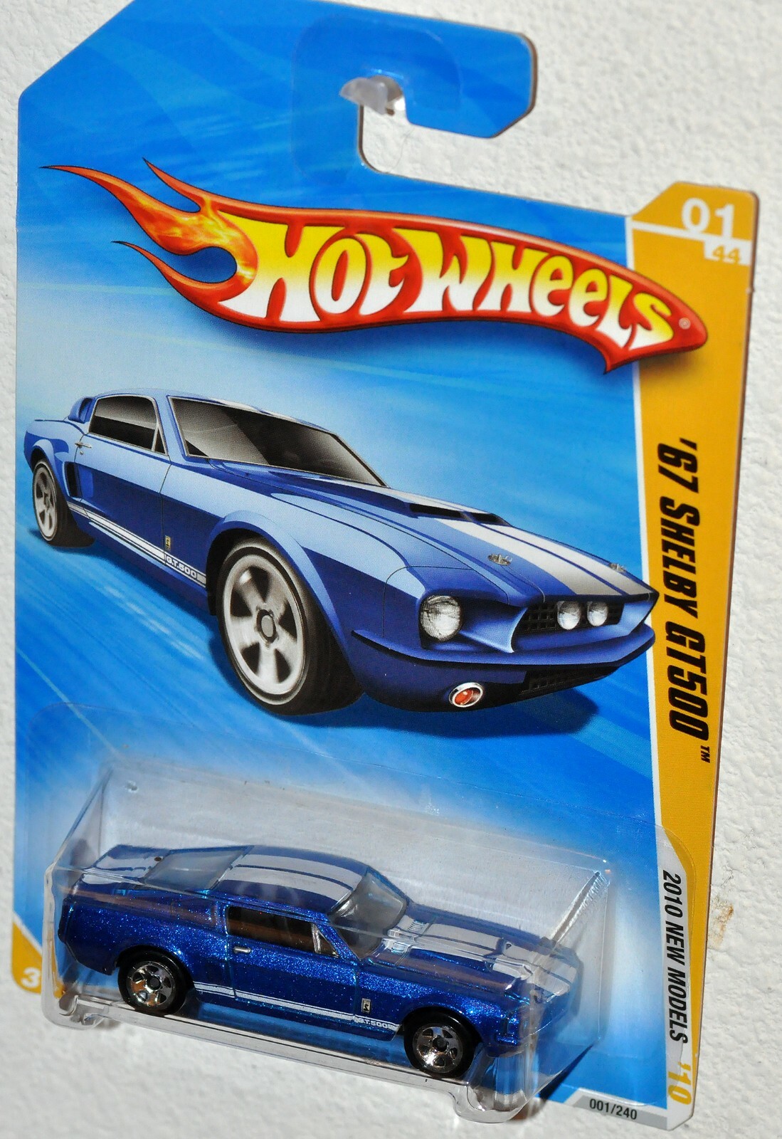 Hot Wheels 2010 #1 New Models #1 1967 Shelby Mustang GT500