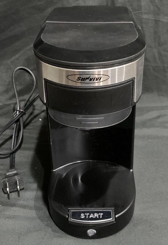 New Sunvivi Single Serve Pods Coffee Maker Brewer Machine Auto Shut Off Black