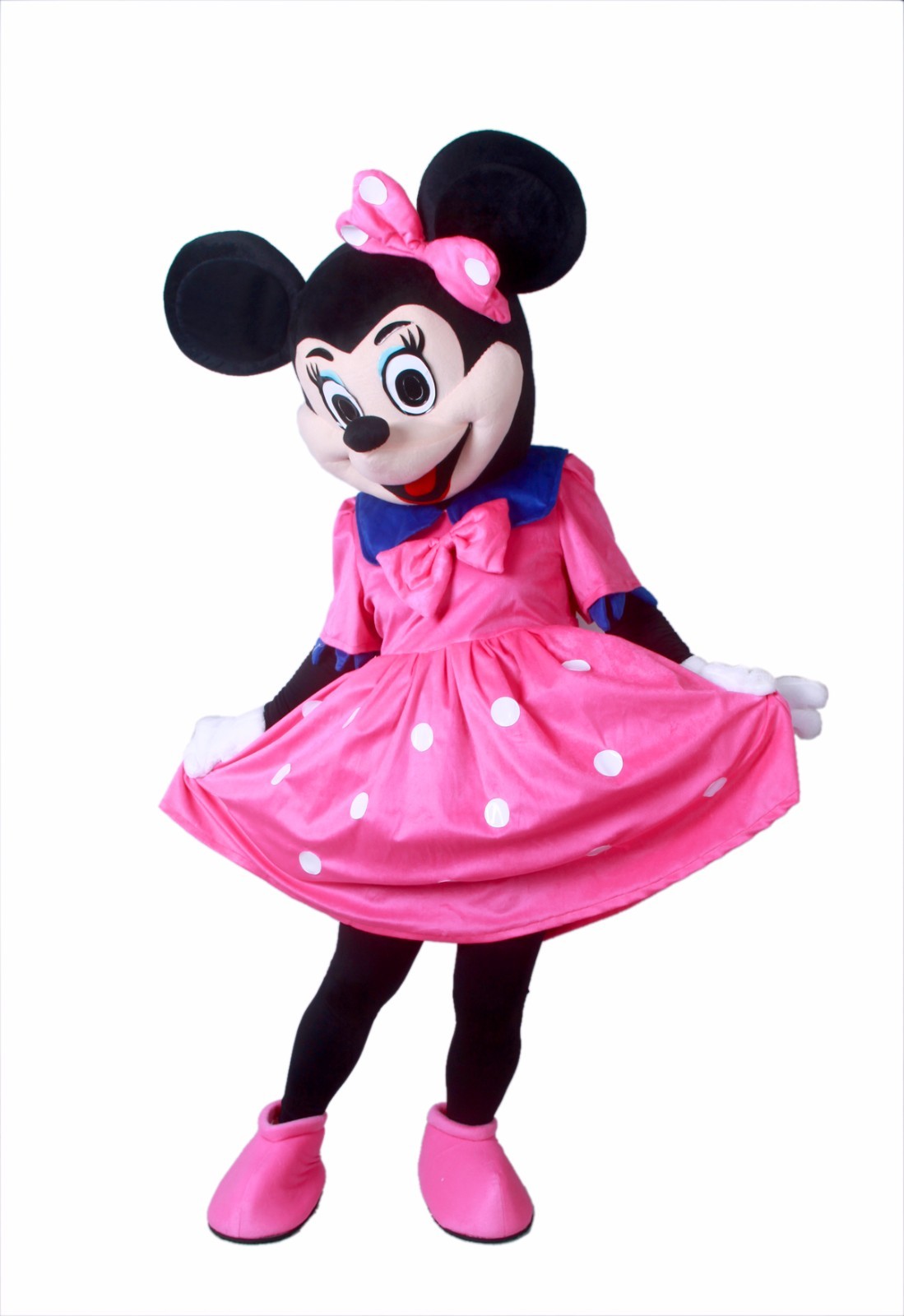 pink minnie mouse mascot costume